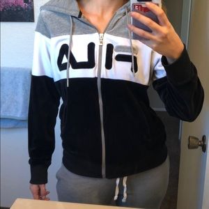 FILA zip up hoodie